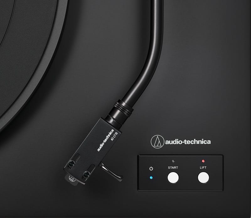 Audio-Technica platenspeler met start- en lift-knop