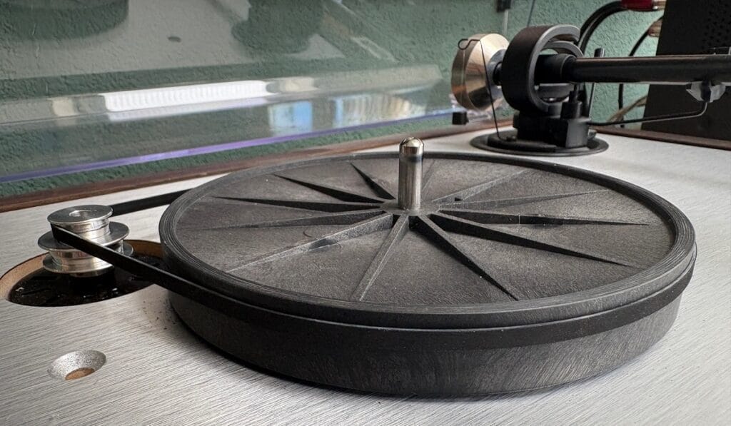 Snaar van belt-drive platenspeler